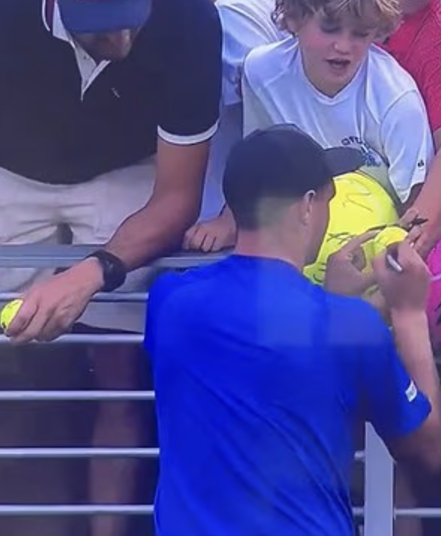 US Open stadium box where incident occurred