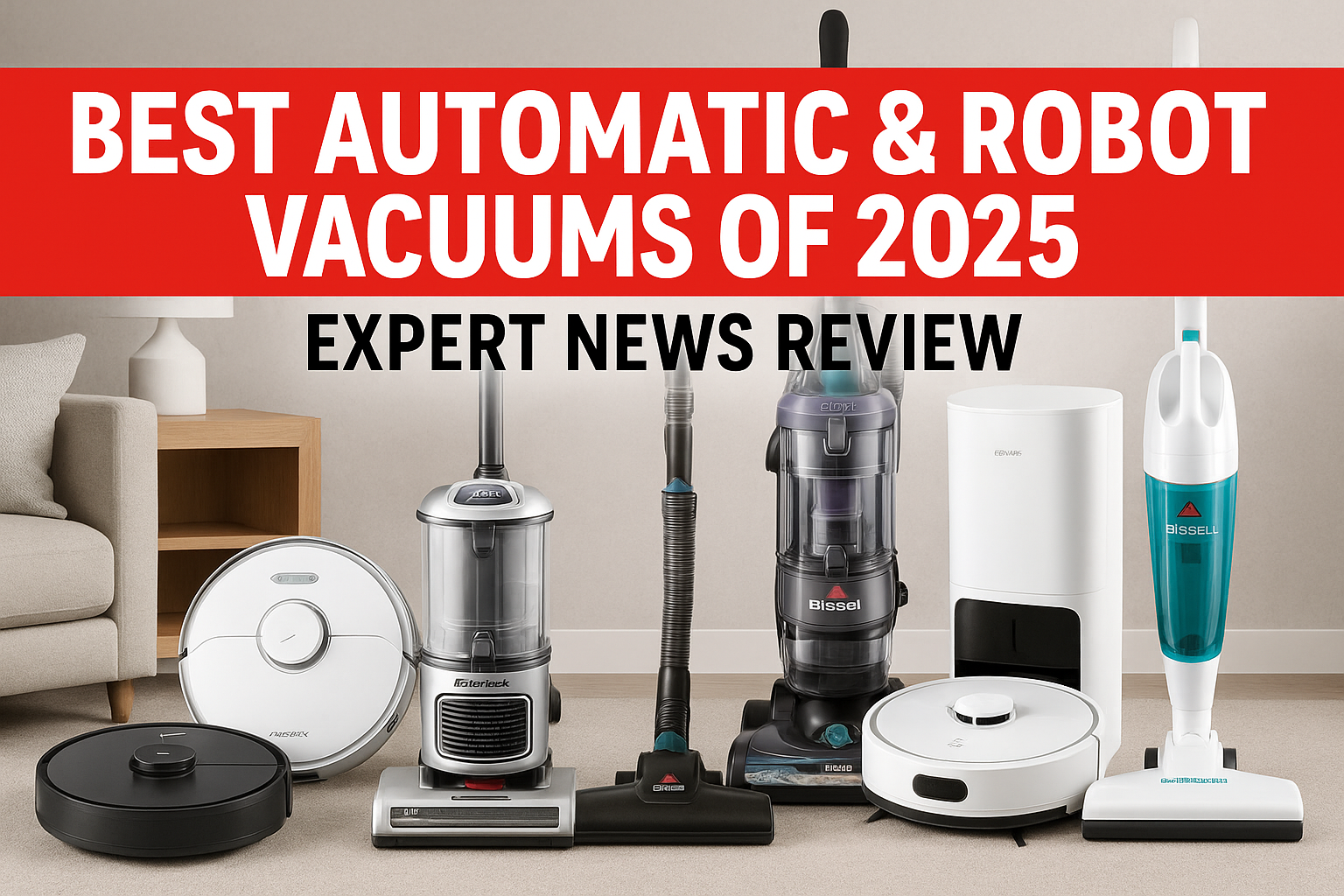 7 Best Automatic Vacuum Cleaners 2025 | Expert Robot Vacuum Picks