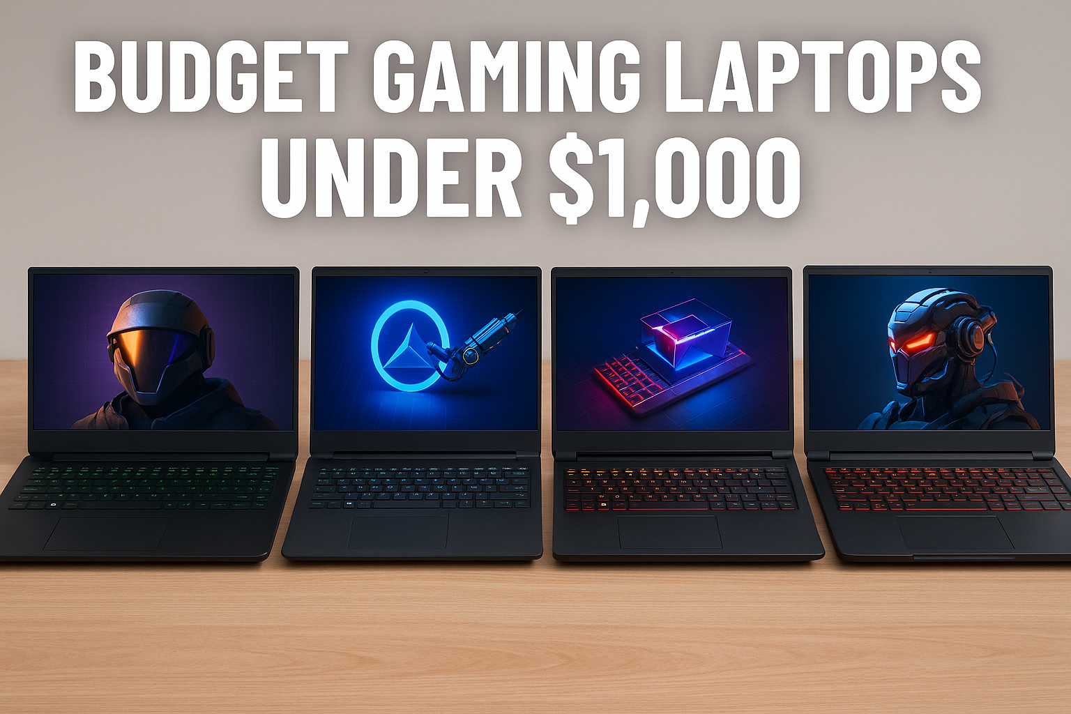Budget-friendly gaming laptops delivering smooth 1080p performance.