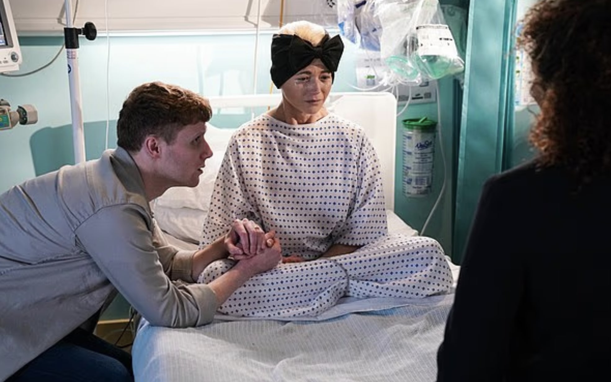 Jamie Borthwick in EastEnders scene