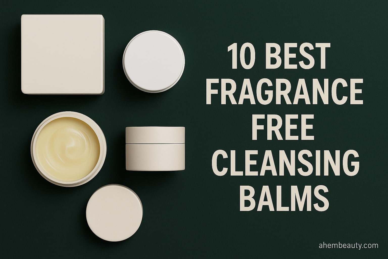 10 best fragrance-free cleansing balms for sensitive skin