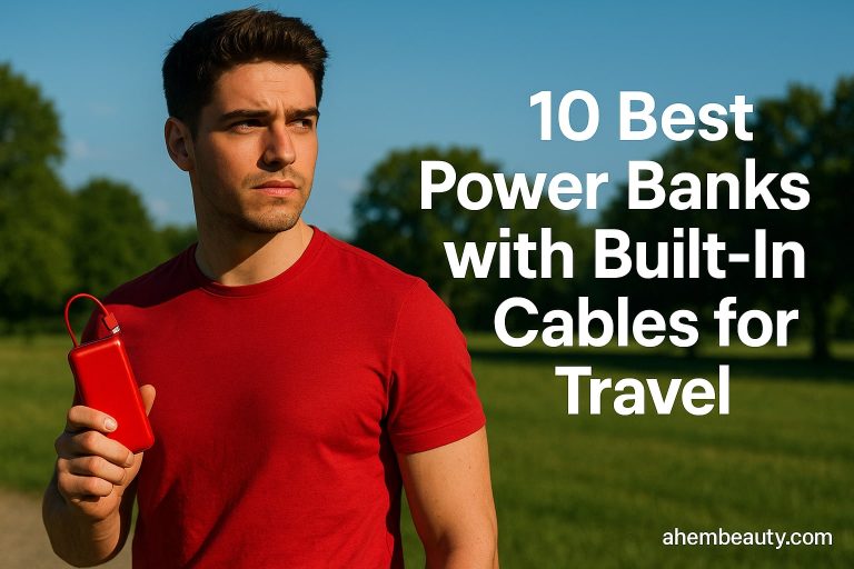 10 Best Power Banks with Built-In Cables for Travel