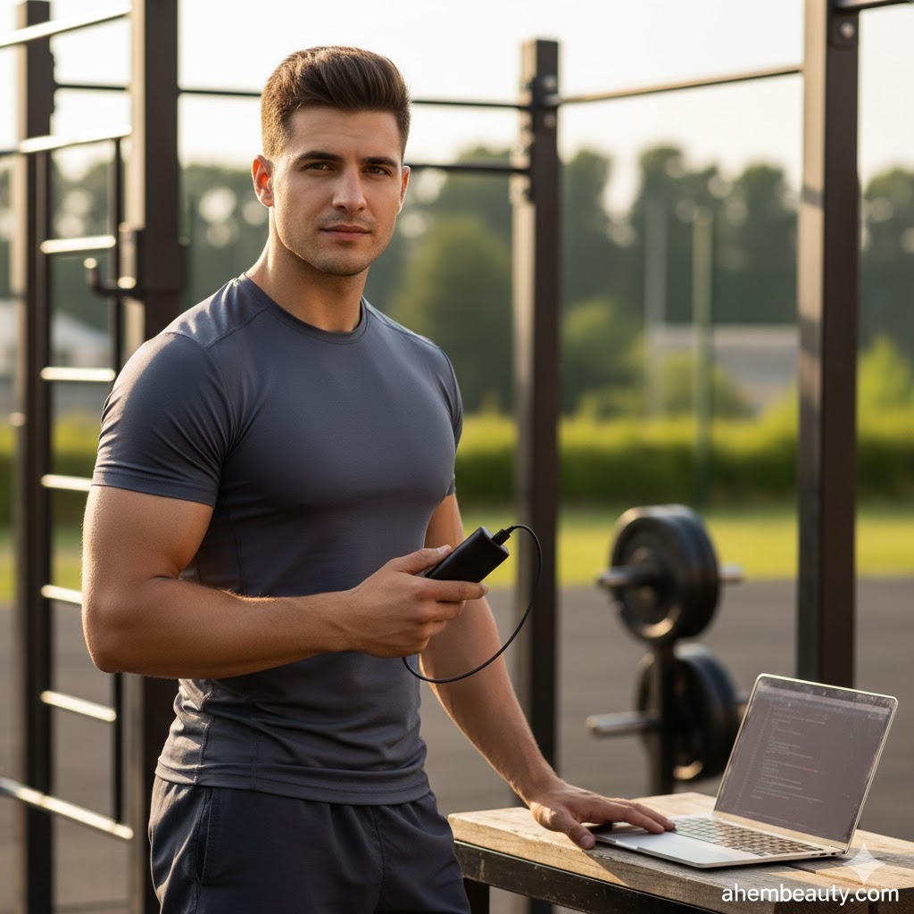 Best Power Banks With Built-In Cables, AI-generated editorial image for illustrative purposes.