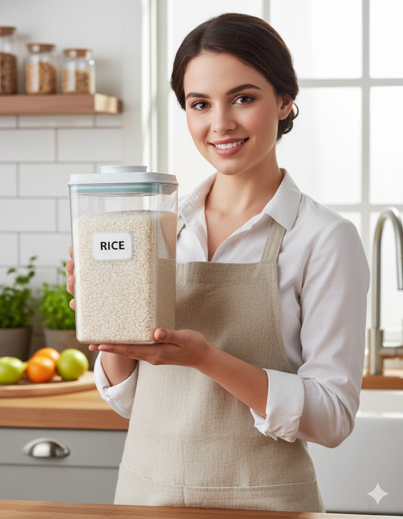 Best Airtight Food Storage Containers, AI-generated editorial image for illustrative purposes.