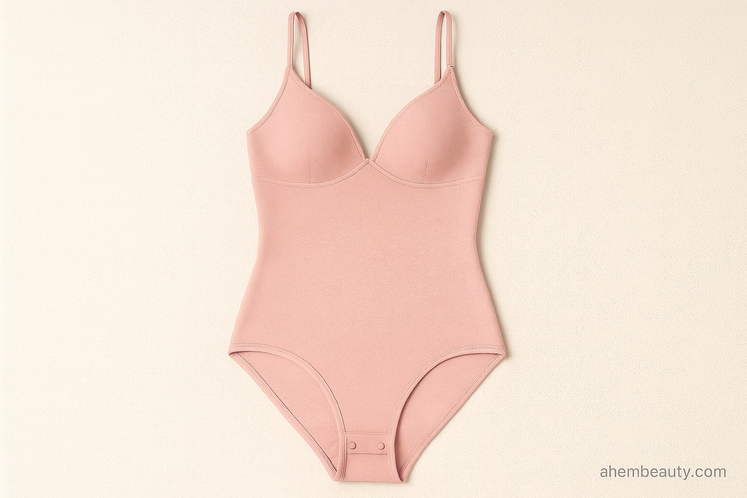 Assorted women’s shapewear flat-lay — bodysuits, shorts, briefs, and slip shapers in beige/black/brown; breathable fabrics and silicone placement details; inclusive sizes; F54927 AhemBeauty palette; audience: US-UK-Canada