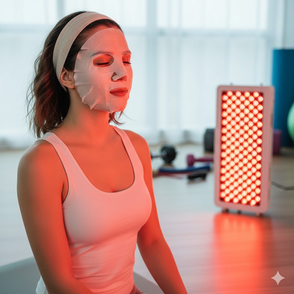 Best Red Light Therapy Panels, AI-generated editorial image for illustrative purposes.