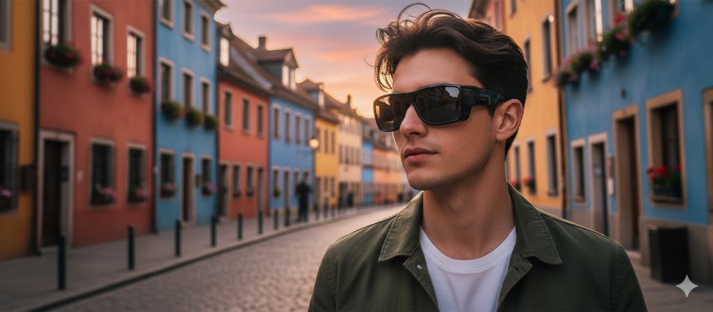 Best Sunglasses For Men, AI-generated editorial image for illustrative purposes.