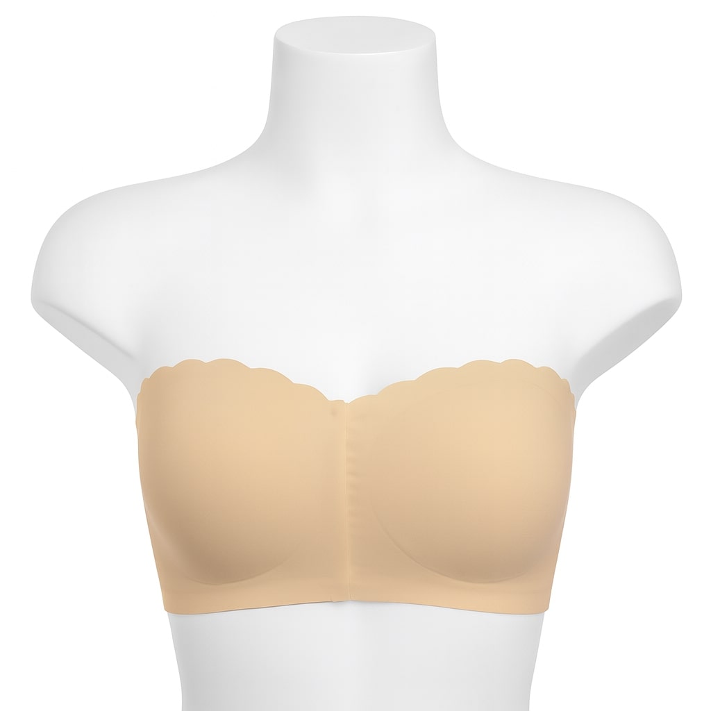 Best Strapless Bras That Actually Stay Up — DEANGELMON wireless strapless with front closure, jelly-strip grip, and removable pads — US, UK, Canada