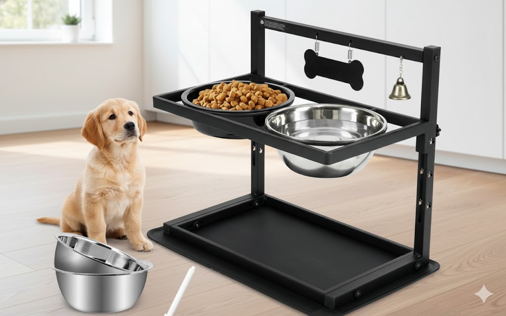 Best Slow Feed Dog Bowls For Healthy, Happy Mealtime, AI-generated editorial image for illustrative purposes.