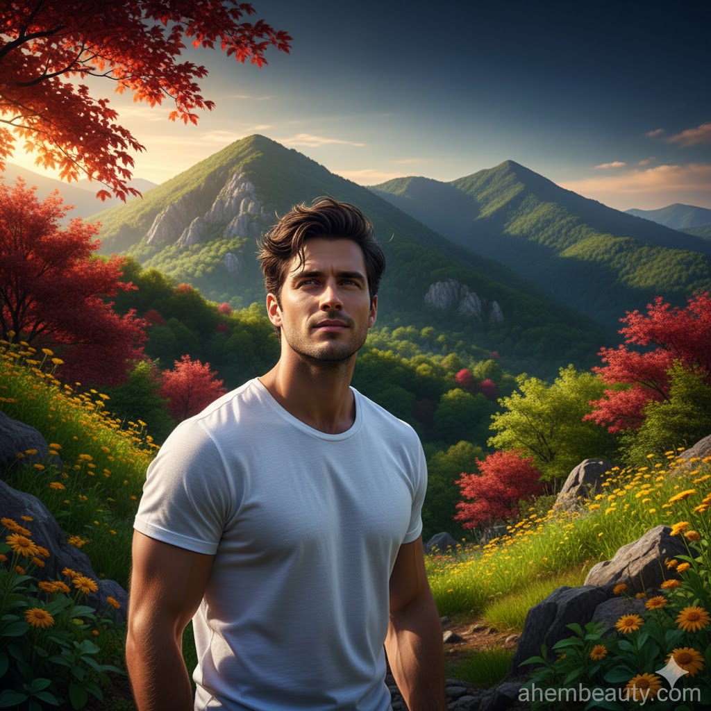 Best White T-Shirts For Men That Always Look Good, AI-generated editorial image for illustrative purposes.