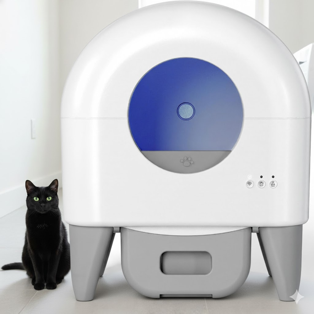 Fumoi Automatic Cleaning App-Controlled Litter Box