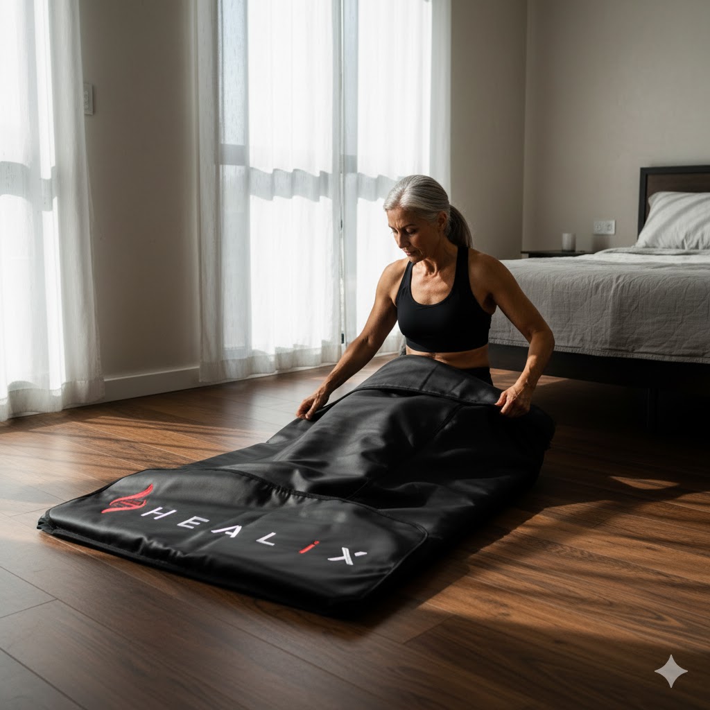 Best Infrared Sauna Blankets, AI-generated editorial image for illustrative purposes.