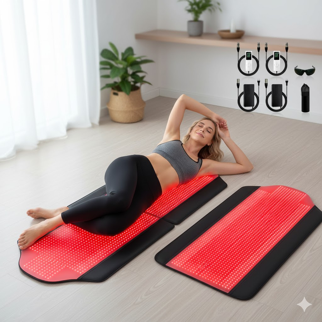 Best Red Light Therapy Panels,AI-generated editorial image for illustrative purposes.