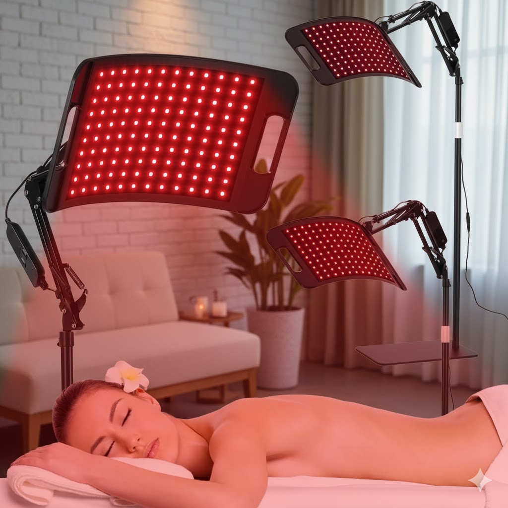 Best Red Light Therapy Panels,AI-generated editorial image for illustrative purposes.