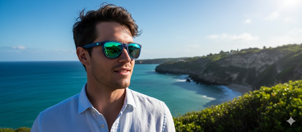 Best Sunglasses For Men, AI-generated editorial image for illustrative purposes.