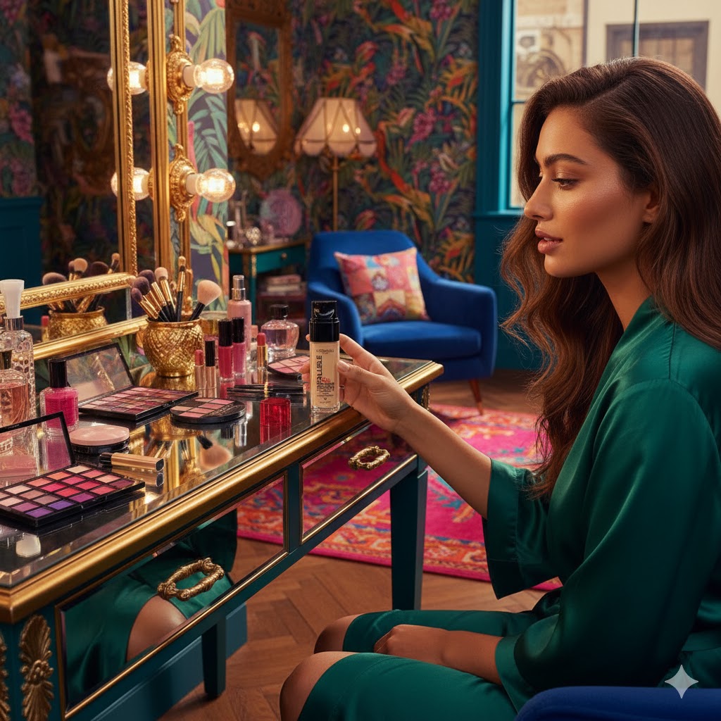 Best Long Wear Foundations For Humid Weather, Happy Mealtime ,AI-generated editorial image for illustrative purposes.