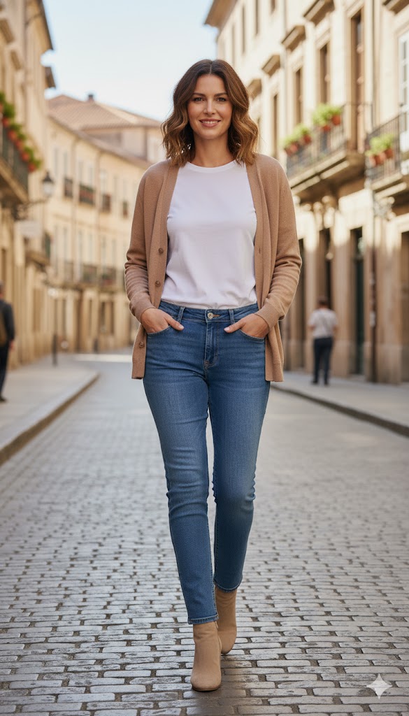 Best Stretch Jeans For Women That Stay Comfy All Day ,AI-generated editorial image for illustrative purposes.