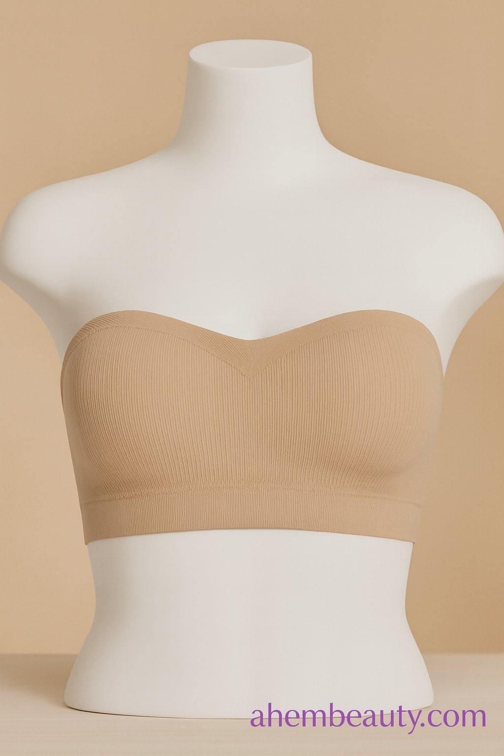 Best Strapless Bras That Actually Stay Up — LetsJoli wireless push-up strapless bandeau with molded pads and silicone edge — US, UK, Canada