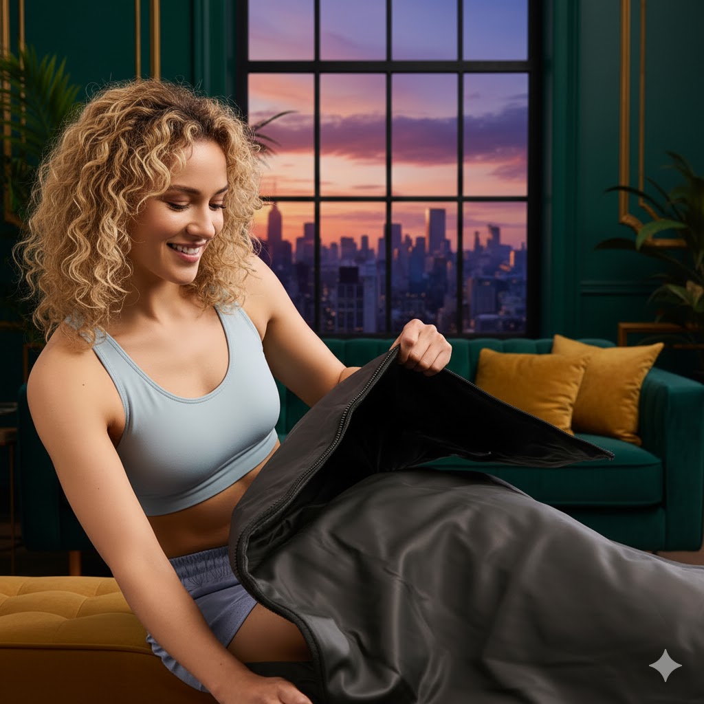 Best Infrared Sauna Blankets, AI-generated editorial image for illustrative purposes.