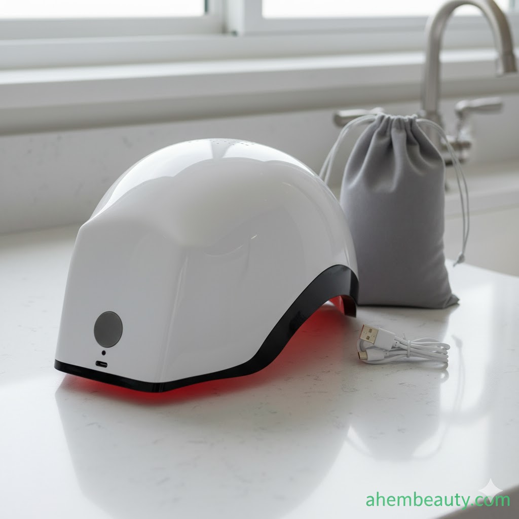 Best Small-Scale Red Light Therapy Devices for Hair Growth — OVEKPA wireless helmet with 162 diodes for crown and temple coverage; safe for men and women; US UK Canada