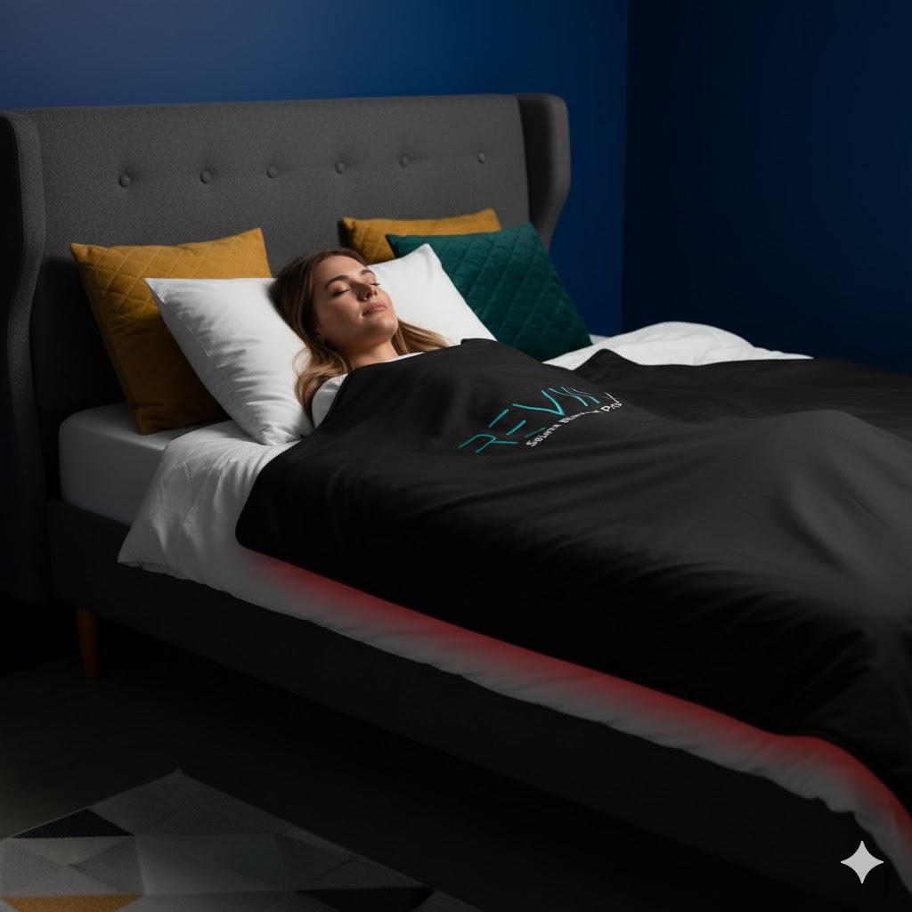 Best Infrared Sauna Blankets, AI-generated editorial image for illustrative purposes.