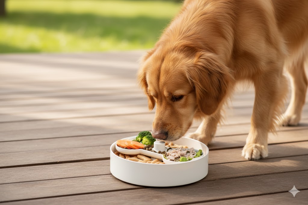 Best Slow Feed Dog Bowls For Healthy, Happy Mealtime, AI-generated editorial image for illustrative purposes.