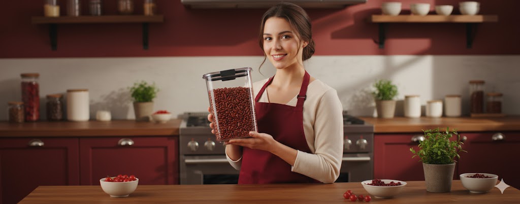 Best Airtight Food Storage Containers, AI-generated editorial image for illustrative purposes.