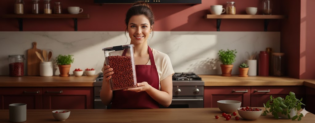 Best Airtight Food Storage Containers, AI-generated editorial image for illustrative purposes.