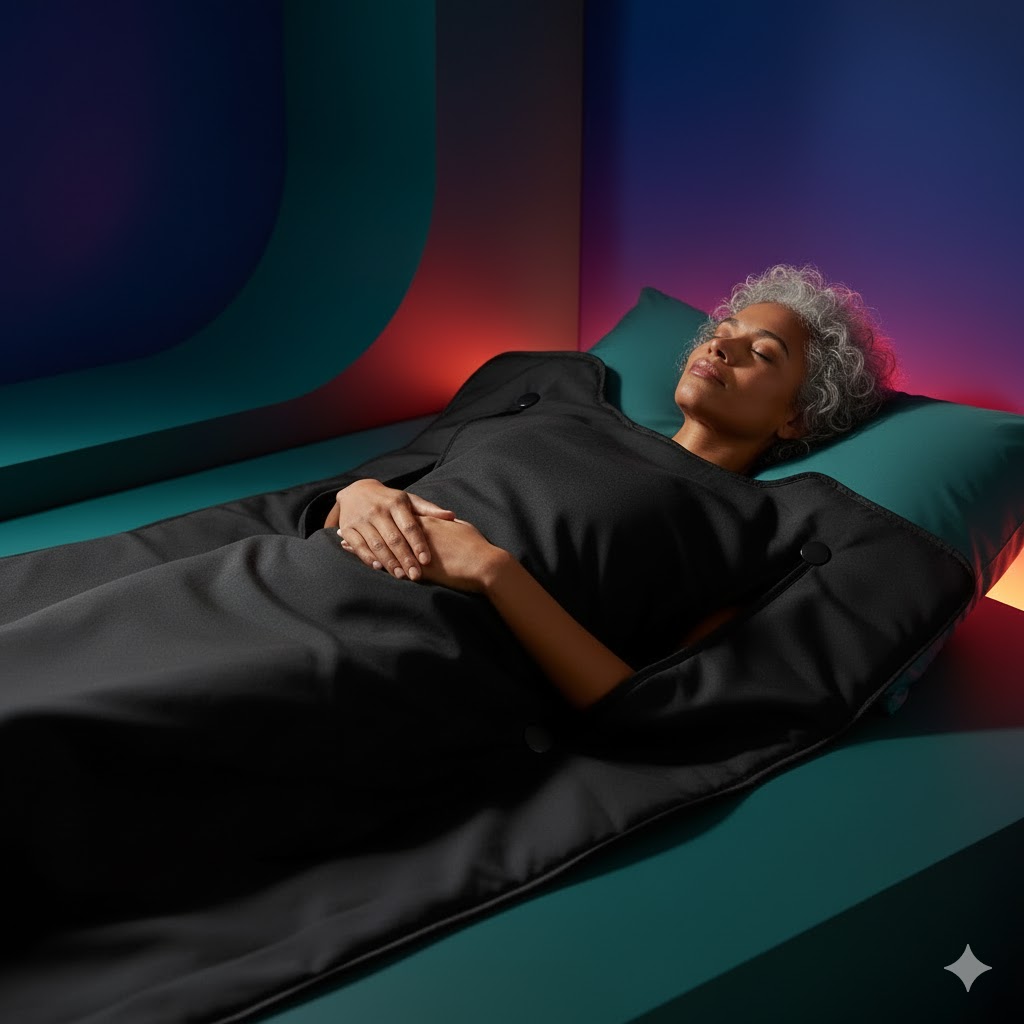Best Infrared Sauna Blankets, AI-generated editorial image for illustrative purposes.