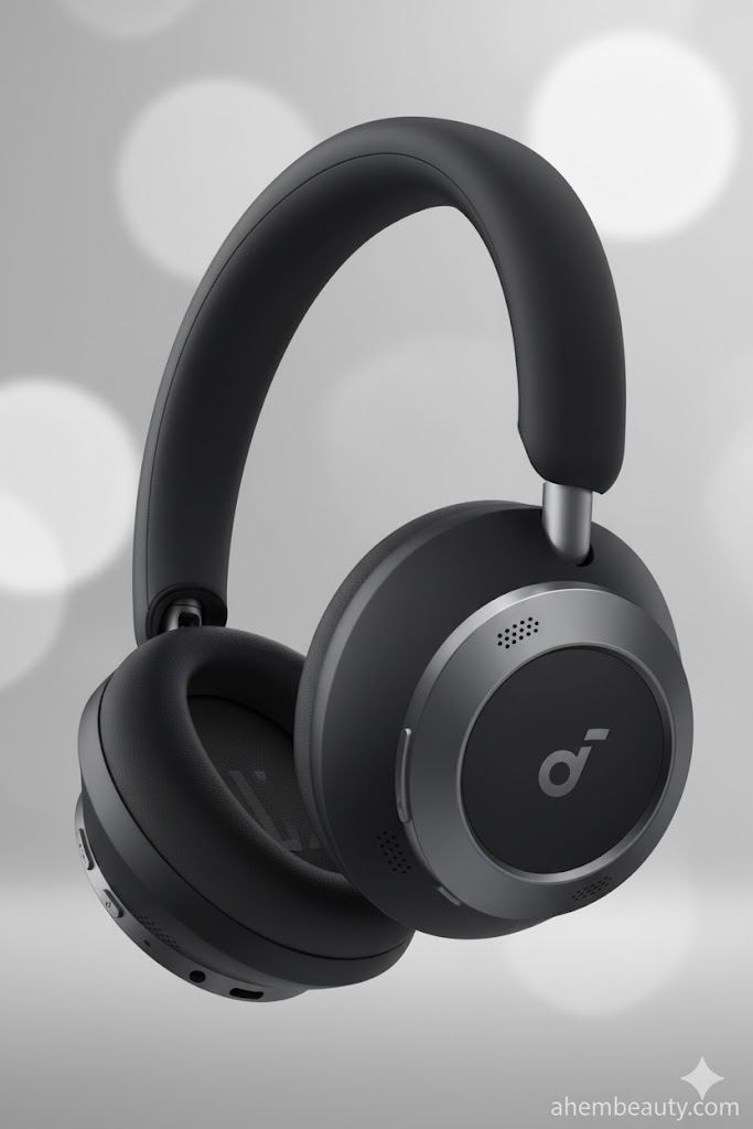 Best Over-Ear Wireless Headphones Under $200 — Soundcore Space One Pro Jet Black with FlexiCurve folding, LDAC Hi-Res, adaptive ANC for US UK Canada commuters and students