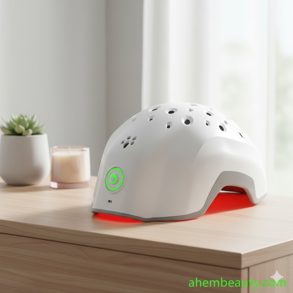 Best Small-Scale Red Light Therapy Devices for Hair Growth — Theradome EVO LH40 helmet with 650 nm medical-grade laser diodes for crown, temples, and hairline coverage; suitable for men and women in US UK Canada