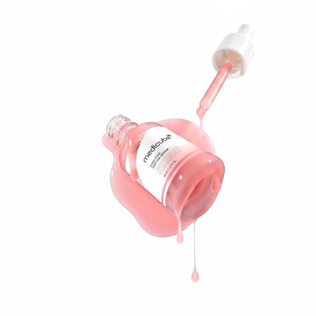 Best Korean Serums For Glowing Skin — medicube PDRN Pink Peptide Serum as a satin-base step under moisturizer and SPF for polished, calm glow