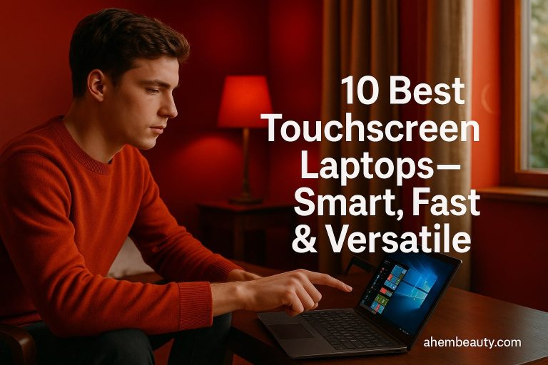 10 Best Touchscreen Laptops—Smart, Fast & Versatile