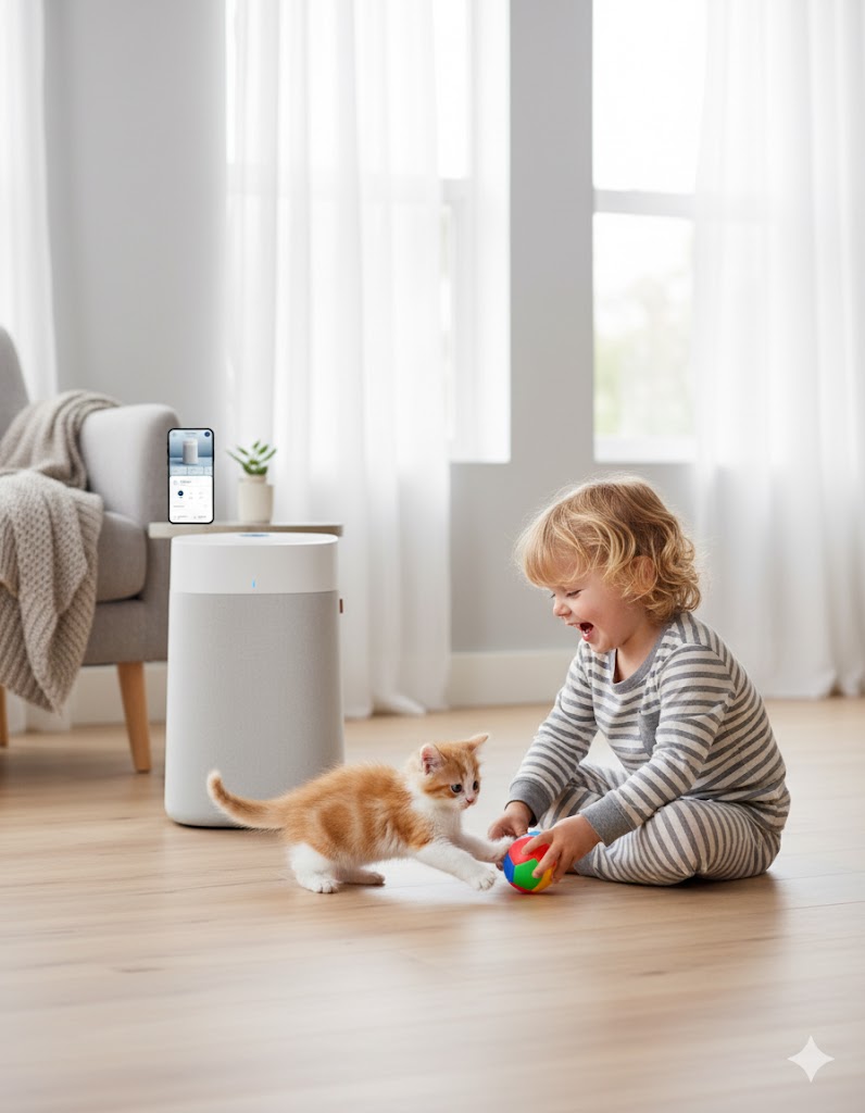 Best Air Purifiers to Breathe Easier, AI-generated editorial image for illustrative purposes.