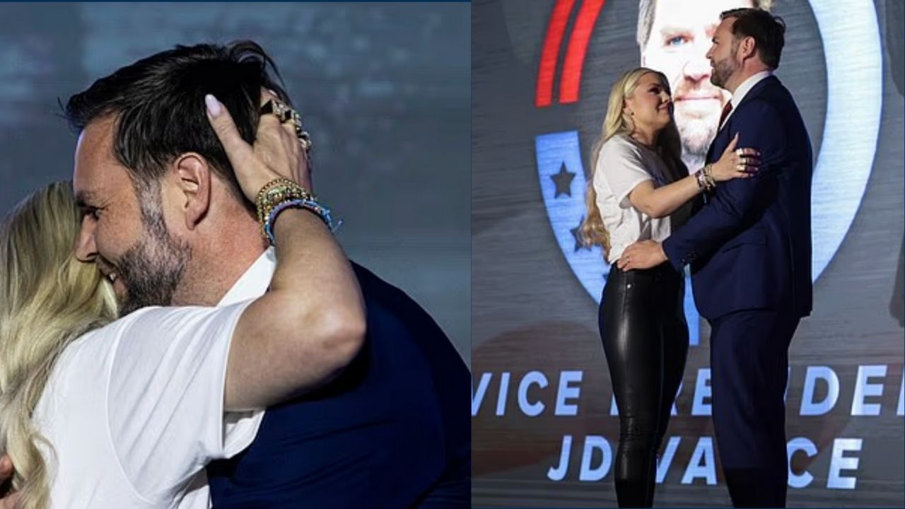 Erika Kirk breaks silence on THAT JD Vance hug—reveals their whispered