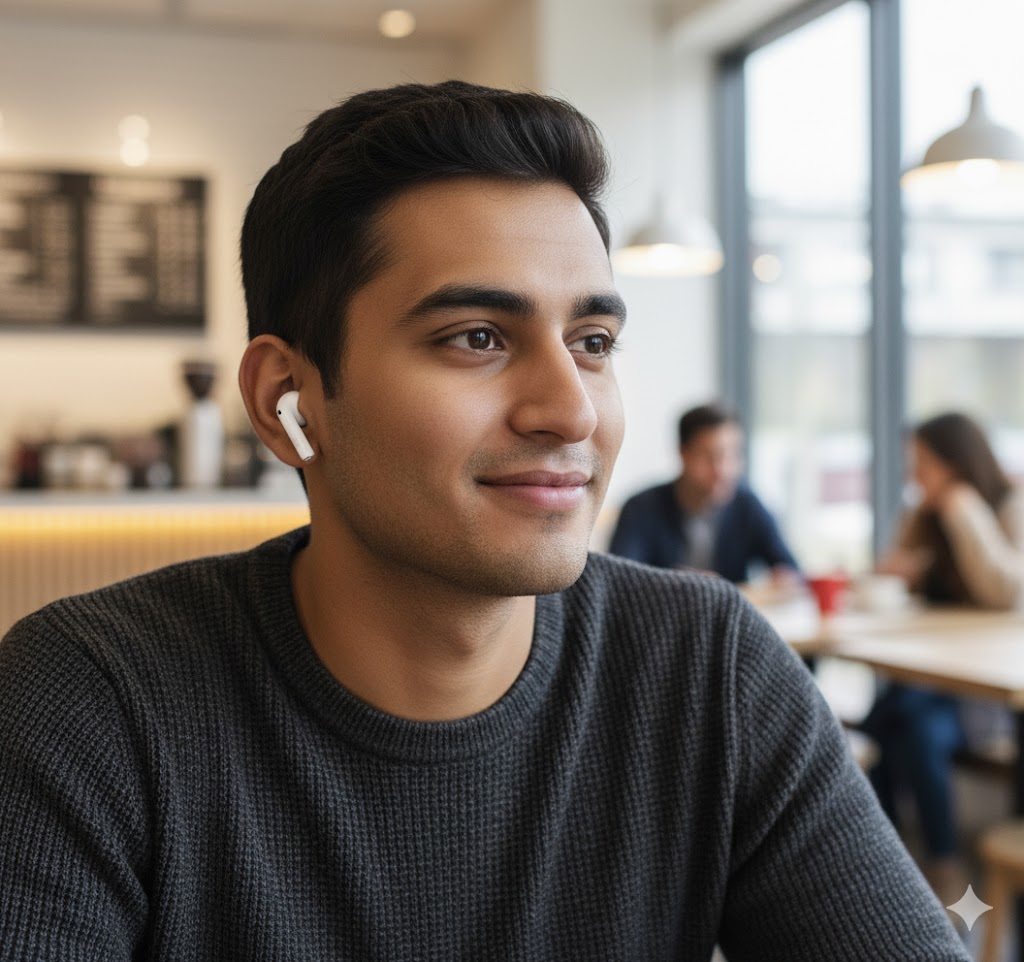   Best Noise Cancelling Earbuds for Travel and Focus, AI-generated editorial image for illustrative purposes.