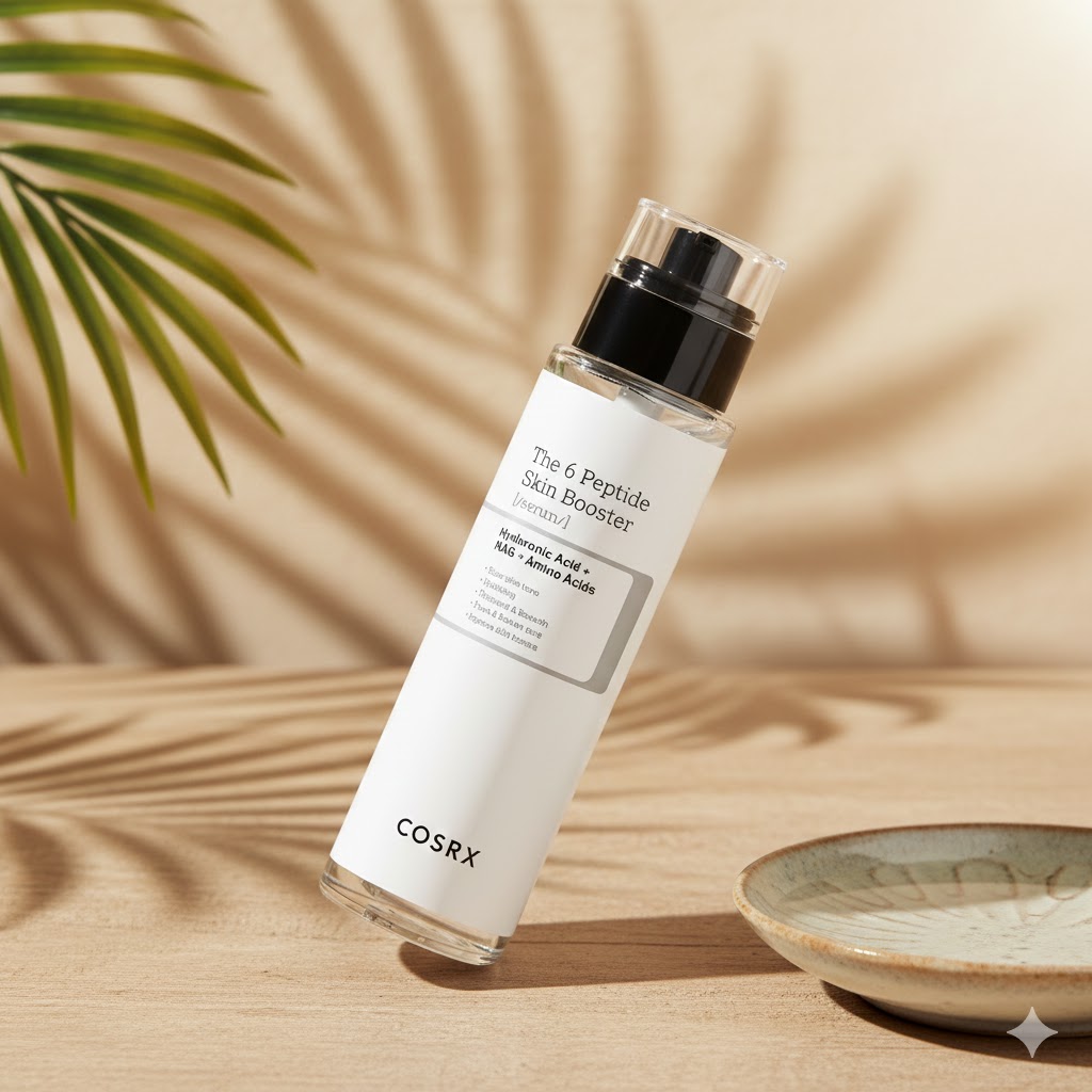 Best Korean Serums For Glass Skin, AI-generated editorial image for illustrative purposes.