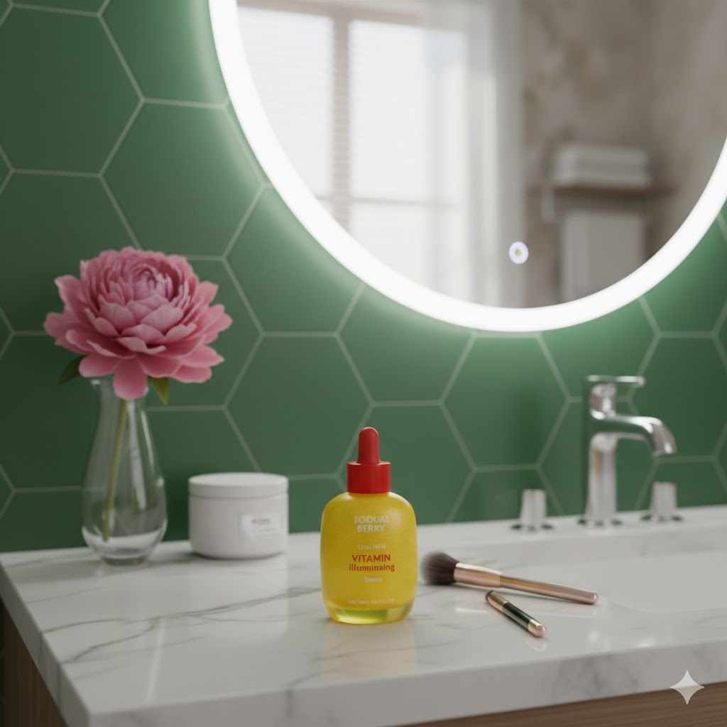 Best Brightening Serums That Actually Work, AI-generated editorial image for illustrative purposes.