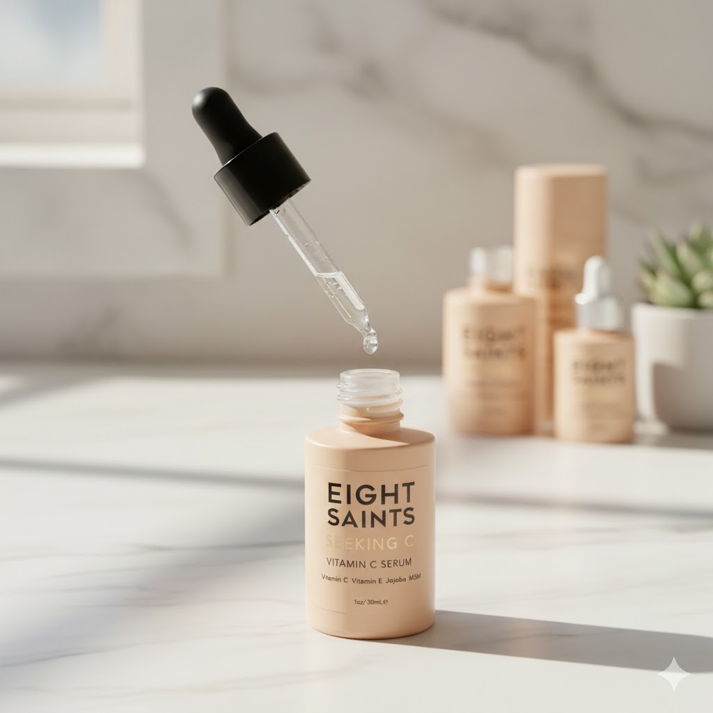Best Brightening Serums That Actually Work, AI-generated editorial image for illustrative purposes.