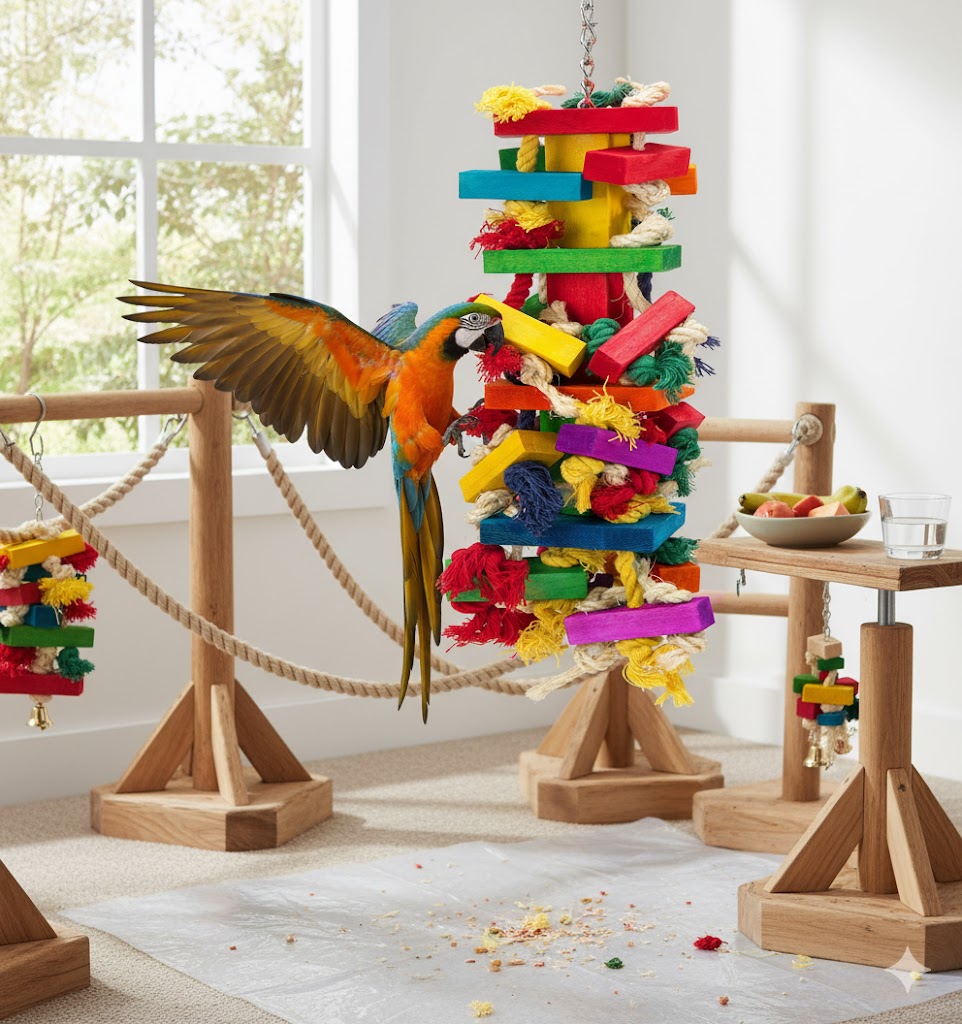 Best Parrot Toys To Keep Your Bird Happy
,AI-generated editorial image for illustrative purposes.