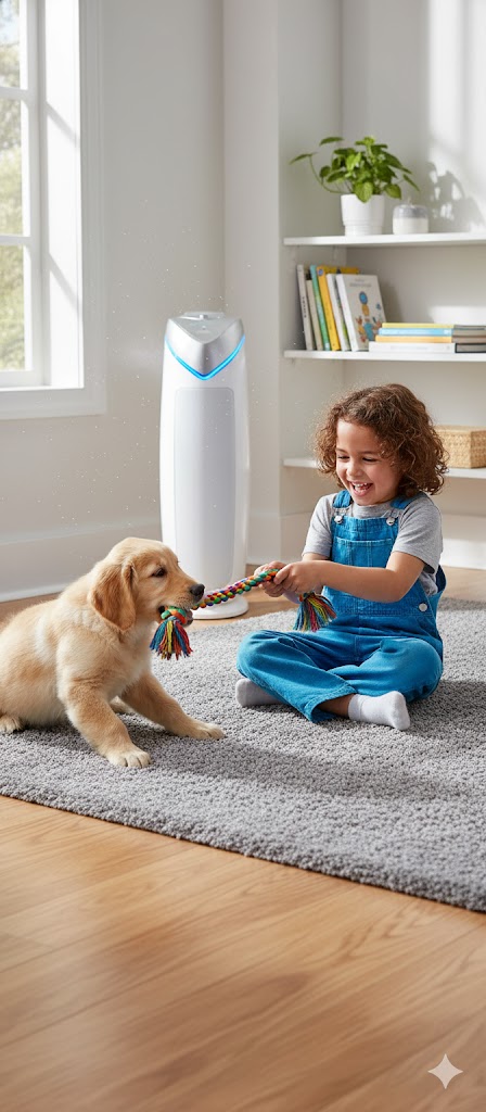 Best Air Purifiers to Breathe Easier, AI-generated editorial image for illustrative purposes.