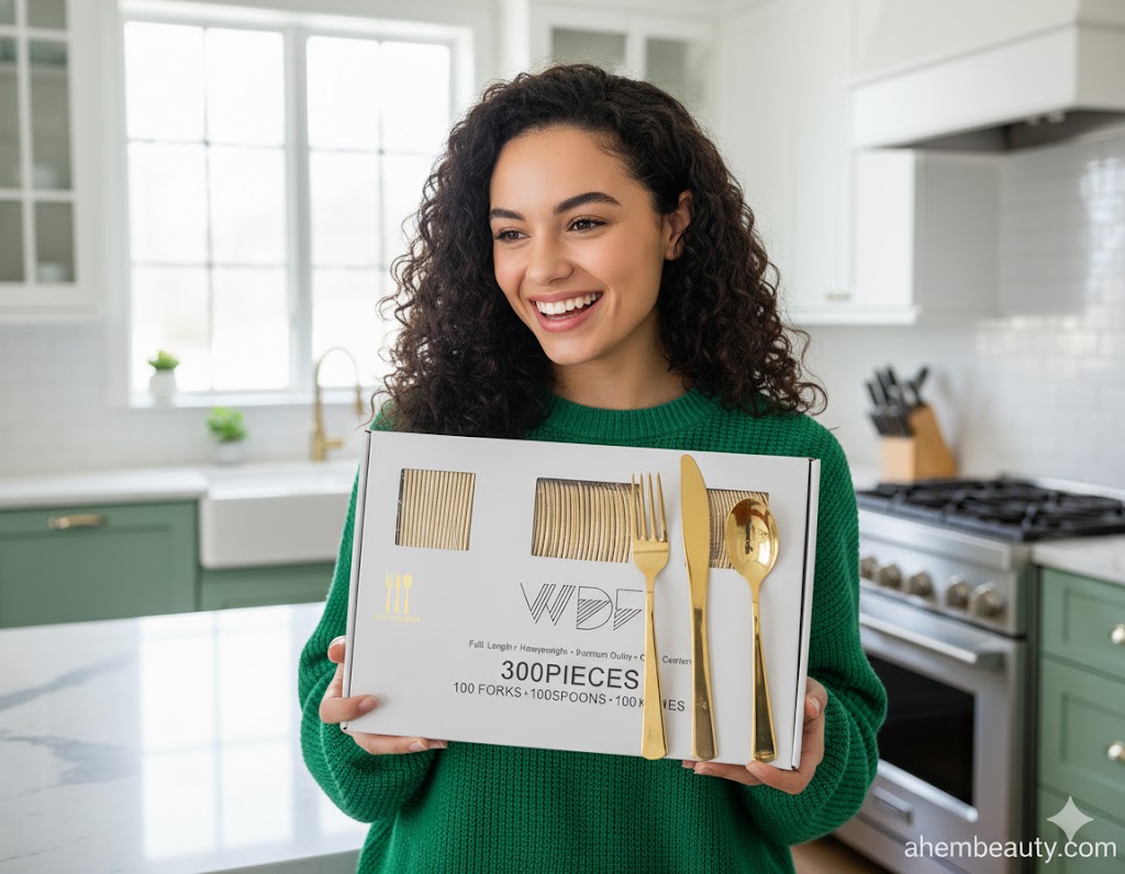 Best Flatware Sets That Feel Luxurious,AI-generated editorial image for illustrative purposes.