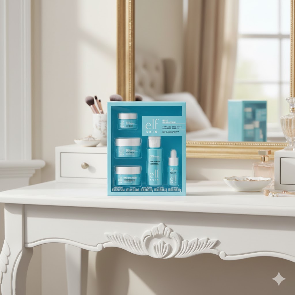 Best Skin Care Sets For Women,AI-generated editorial image for illustrative purposes.