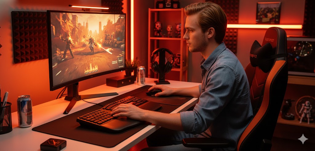 Best Ergonomic Keyboards For Long Work Hours, AI-generated editorial image for illustrative purposes.