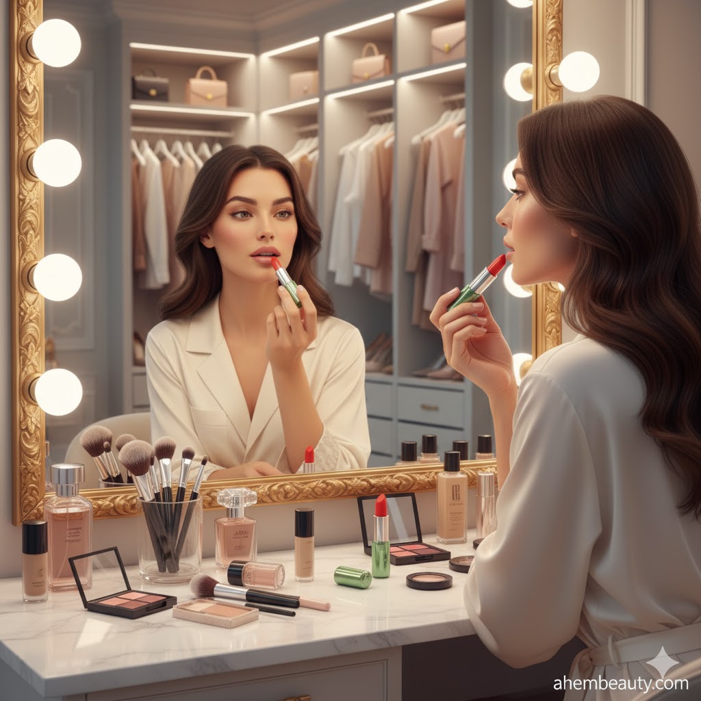 Best Red Lipsticks for Every Skin Tone , AI-generated editorial image for illustrative purposes.