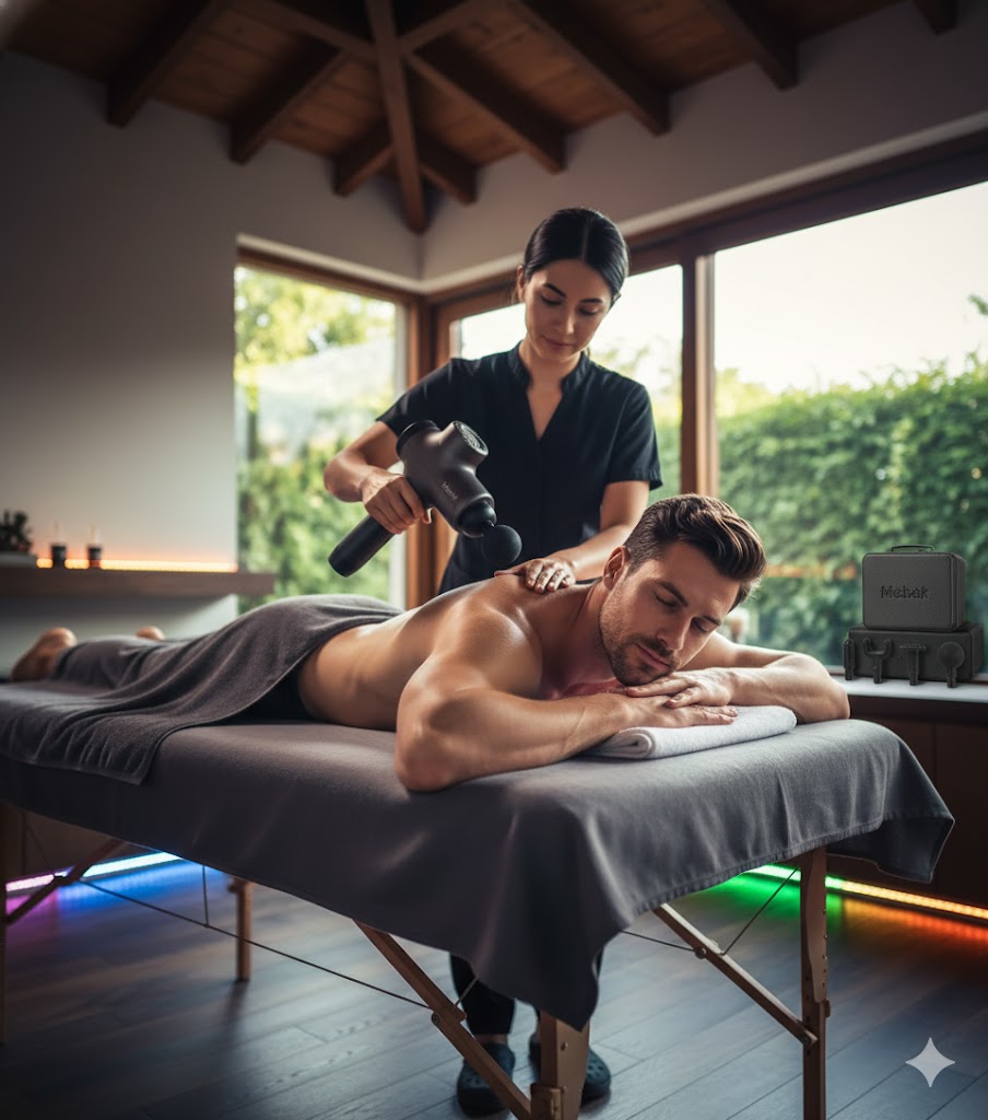 Best Massage Guns For Relaxation & Recovery, AI-generated editorial image for illustrative purposes.