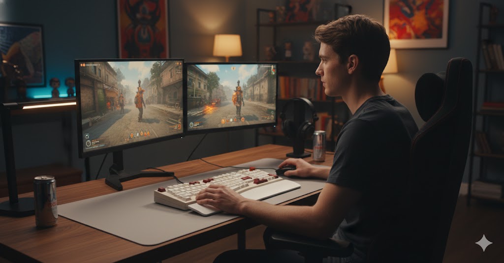 Best Ergonomic Keyboards For Long Work Hours,AI-generated editorial image for illustrative purposes.