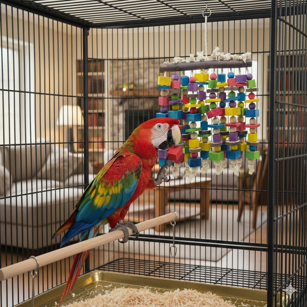 Best Parrot Toys To Keep Your Bird Happy
,AI-generated editorial image for illustrative purposes.