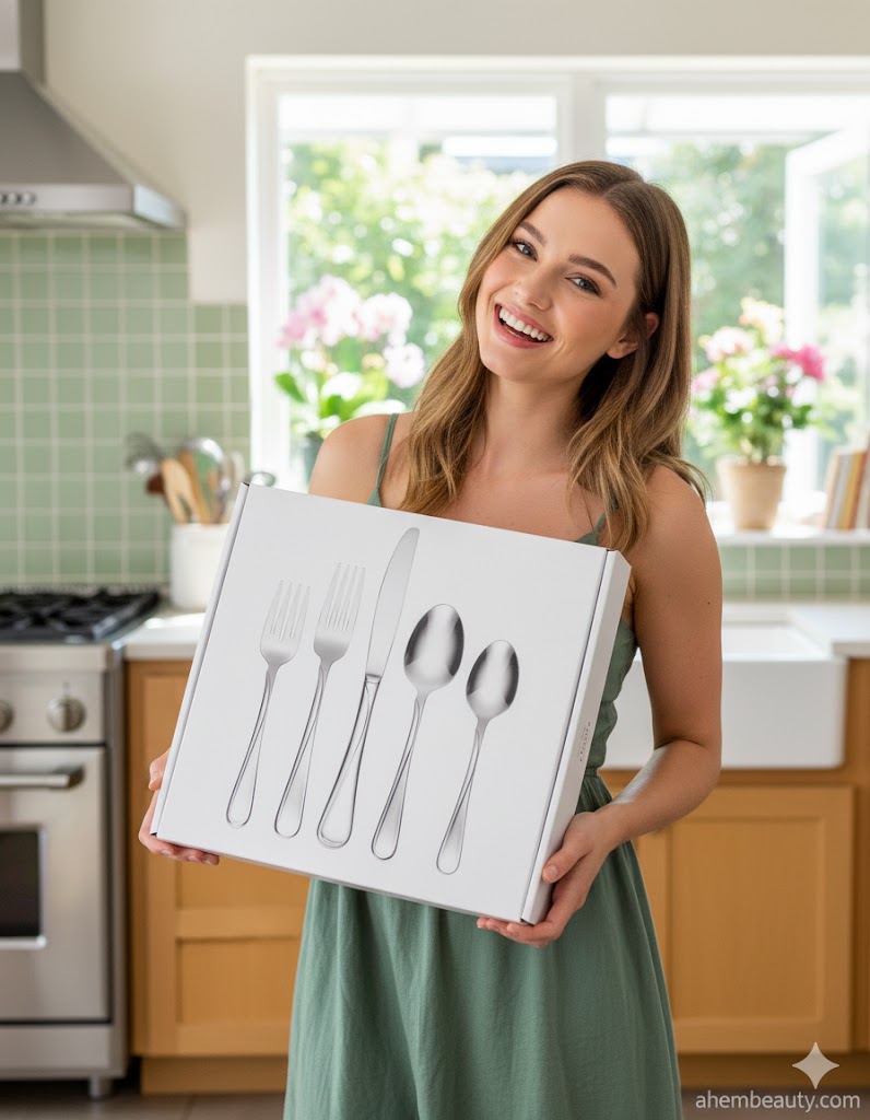 Best Flatware Sets That Feel Luxurious,AI-generated editorial image for illustrative purposes.