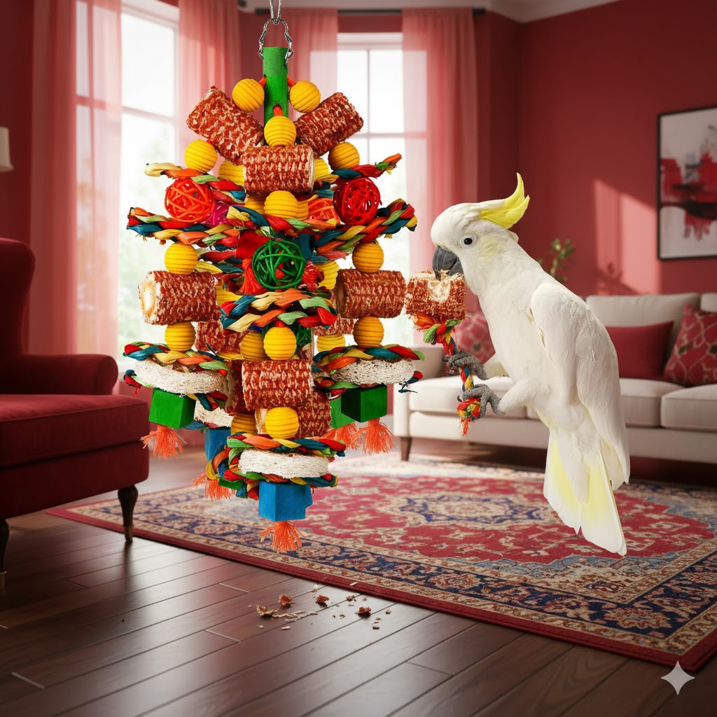 Best Parrot Toys To Keep Your Bird Happy
, AI-generated editorial image for illustrative purposes.